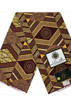 Hitaget Wax fabric - 6 Yards - Brown