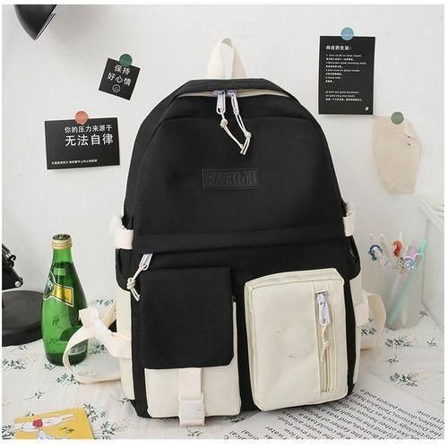 5in1 Backpack Set Unisex Backpack handbag sling bag, pencil bag wallet - Image 3